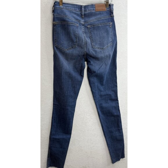 Madewell Taller 10" High-Rise Skinny Jeans in Brinville Wash Size 28 TL - Picture 7 of 11